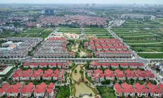 Nhiều biệt thự, nhà liền kề Khu đô thị mới An Hưng đã bàn giao cho người dân về ở. 