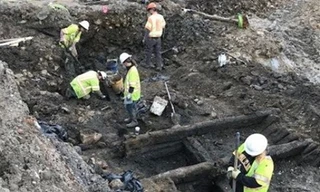 Phần còn lại của những chiếc thuyền hàng trăm năm tuổi ở Alexandria. Ảnh: Fox News.