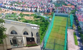 Cận cảnh đất 'vàng' công viên cho mượn làm sân tập golf