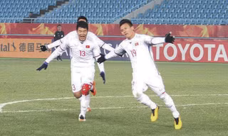 Quang Hải đăng tải bức ảnh ăn mừng bàn thắng vào lưới U23 Qatar. “Tôi thực sự quá hạnh phúc. Cảm giác rất khó tả. Nỗ lực của toàn đội đã được đền đáp xứng đáng" - Quang Hải trả lời báo chí.