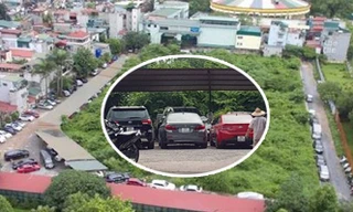 Kiểm tra bãi xe lậu trên khu đất 10.000m2 giữa Thủ đô