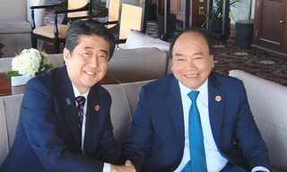 Hình ảnh Thủ tướng Nguyễn Xuân Phúc gặp gỡ các lãnh đạo thế giới