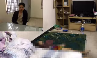 Châu Việt Cường và hiện trường vụ án.