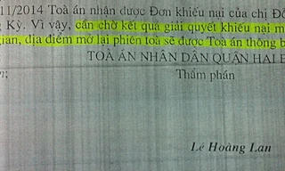 Nhùng nhằng phiên tòa hoãn bao lâu cũng được?