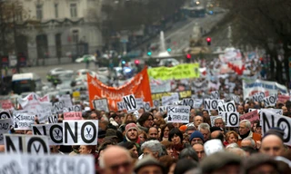 Biểu tình phản đối 'tư nhân hóa' bệnh viện tại Tây Ban Nha