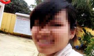 Đường phục thiện đẫm nước mắt của một nữ sinh