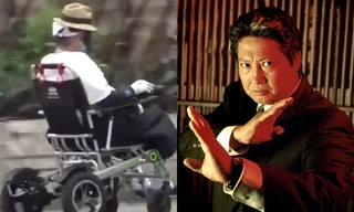 Hình ảnh 'siêu sao võ thuật' Hồng Kim Bảo đi chợ thời COVID khiến ai cũng xót xa