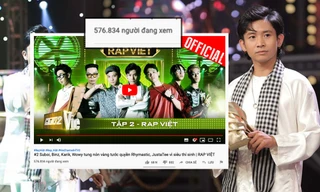 ‘Rap Việt’ lập siêu kỷ lục lượt xem, đồng dao 'Bắc Kim Thang' gây nổi da gà