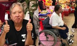 Hình ảnh mới nhất của ‘siêu sao võ thuật’ Hồng Kim Bảo sau khi sụt cân, ngồi xe lăn