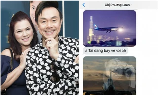 Nghẹn lòng trước dòng tin nhắn của Phương Loan khi linh cữu chồng đang trên đường sang Mỹ 