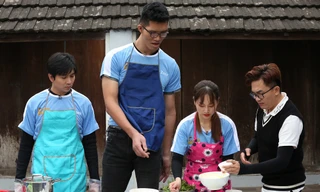 Lan Phương cùng võ sĩ cao 2m20 mang về hơn 100 triệu đồng giúp người nghèo