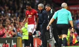 Anthony Martial được cho là đã văng tục với HLV Jose Mourinho.
