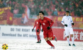 Công Phượng xin tiêm thuốc giảm đau đá chung kết U23 châu Á 2018.