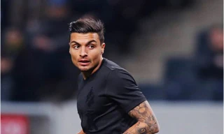 Tiền đạo Ahmed Yasin Ghani của đội tuyển Iraq.