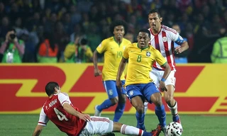 Brazil gục ngã ở bán kết Copa America 2015.