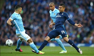 Cuộc đọ sức giữa Man City và Real bất phân thắng bại.