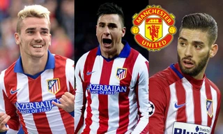 M.U nhắm bộ 3 của Atletico Madrid.