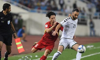 ĐT Việt Nam hòa không bàn thắng với các vị khách Afghanistan. Ảnh: Zing