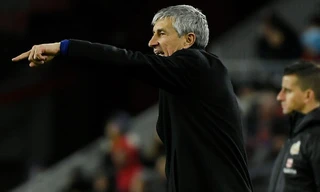 HLV Quique Setien của Barcelona.