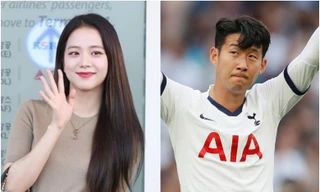 Son Heung-min và Kim Ji-soo bị đồn cặp kè với nhau.
