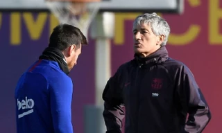 Messi thất vọng với những phương án chiến thuật của HLV Setien.