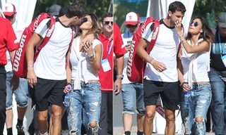 Nicole Scherzinger và Grigor Dimitrov công khai tình cảm ngay trên phố.