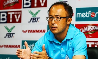 HLV Kazunori Ohara vừa được bổ nhiệm làm HLV trưởng ĐT Campuchia.