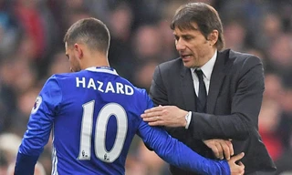 Hazard muốn HLV Conte rời khỏi Chelsea.