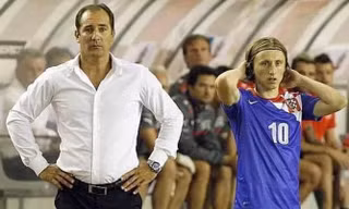 HLV Igor Stimac từng làm thầy của Luka Modric ở ĐT Croatia.