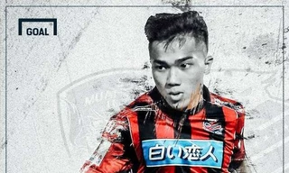 Chanathip Songkrasin chính thức gia nhập CLB Consadole Sapporo.