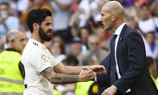 Isco đền đáp lại sự tin tưởng từ HLV Zidane.