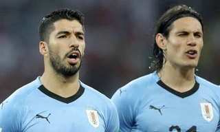 Luis Suarez và Edinson Cavani.