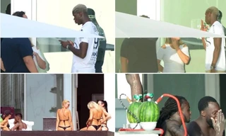 Pogba xả hơi tại Mỹ.