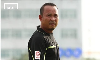 Trọng tài Nguyễn Văn Kiên.