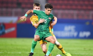 U23 Australia và U23 Iraq hòa nhau với tỷ số 1-1.