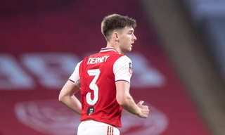 Kieran Tierney là ca chấn thương mới nhất của Arsenal.