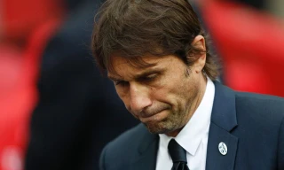 HLV Antonio Conte thất vọng khi Inter Milan chỉ kiếm được kết quả hòa trước Sla.via Prague