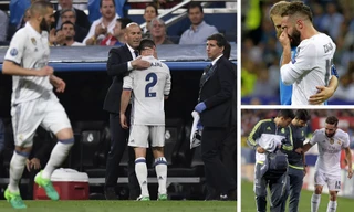 Dani Carvajal dính chấn thương bắp đùi khá nghiêm trọng.