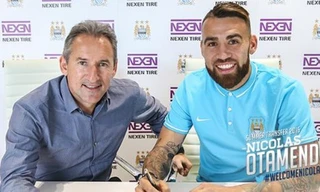 Otamendi chính thức ký hợp đồng với Man City.