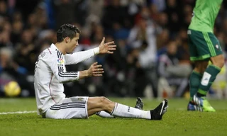 Ronaldo giờ rất thiếu hiệu quả trên chấm đá phạt.