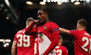 Odion Ighalo ăn mừng bàn thắng đầu tiên cho M.U.