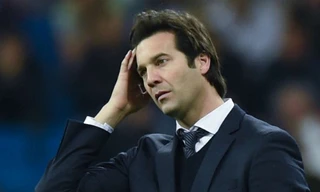 HLV Santiago Solari của Real Madrid.