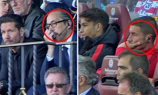 HLV Simeone lách luật chỉ đạo các học trò.