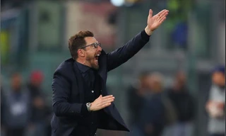 HLV Eusebio Di Francesco lạc quan về cơ hội ngược dòng của AS Roma.