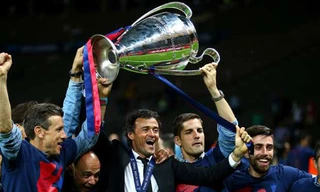 Enrique đã gia hạn hợp đồng với Barcelona.