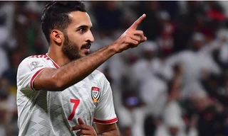 Ali Mabkhout sẽ lỡ trận gặp tuyển Việt Nam vì án treo giò.