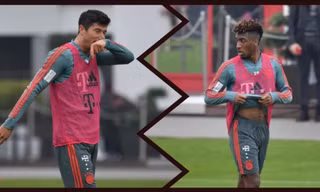 Robert Lewandowski và Kingsley Coman ẩu đả ngay trên sân tập.