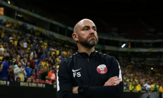 HLV Felix Sanchez của tuyển Qatar.