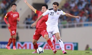 ĐT Việt Nam quyết tâm có điểm trong cuộc tiếp đón Iraq. Ảnh: Zing