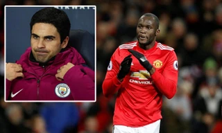 Romeu Lukaku không phải người gây ra vết thương trên đầu Arteta.